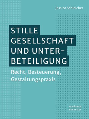 cover image of Stille Gesellschaft und Unterbeteiligung